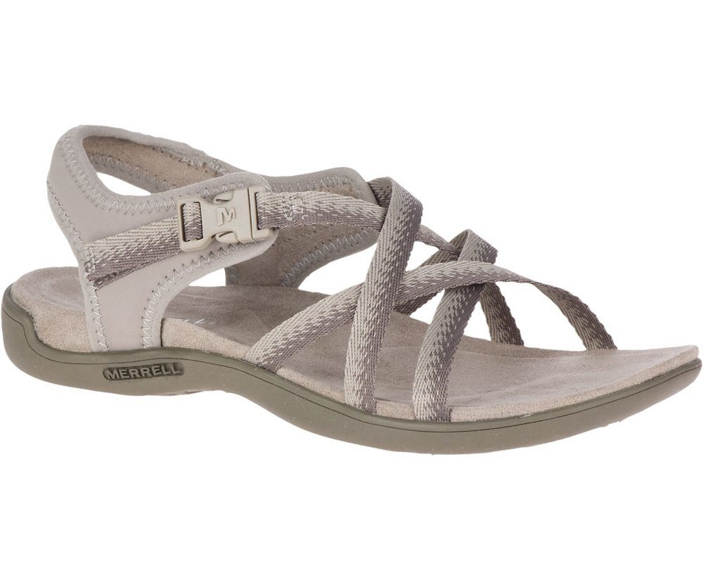 Merrell Sandals Grey - District Muri Lattice - Womens 73XWPIFGQ